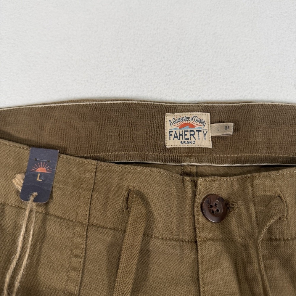 NWT Faherty Dune Utility‎ Pant Drawstring Wood Ba… - image 4